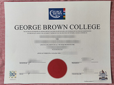 Where to order fake George Brown College diploma 2023