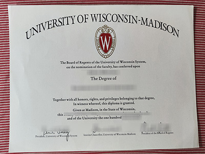 Reasons to order a fake University of Wisconsin Madison certificate